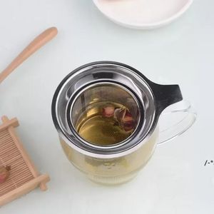 Filtro per foglie di tè sfuso con filtro riutilizzabile per infusore per tè a rete in acciaio inossidabile CG001