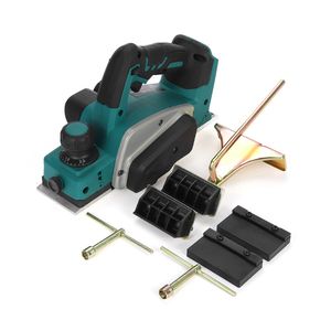 Other Power Tools 18V 15000RPM Rechargeable Electric Planer Cordless Handheld Wood Cutting Tool with Wrench 2mm for Makital 18V Battery