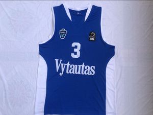 المشجعين يتصدرون Tees NCAA 3 Liangelo Ball Vytautas Scorning Basket Shirt 1 Lamelo Jersey College Lithuania Prienu Blue J240309