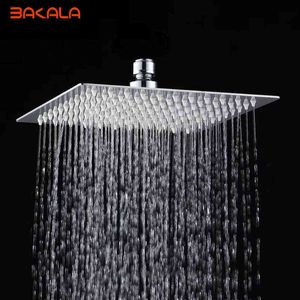 Freeshipping 12 '' (12 tum) Ultrathin Badrum Square Overhead Rainfall Dusch Head CP121200 H1209