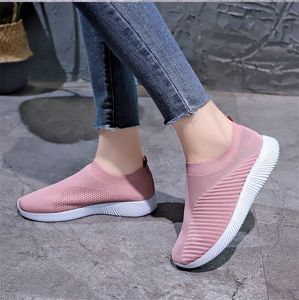 Kvinnor Sticka Sock Shoe Paris Designer Sneakers Flat Platform Lätta Trainers High Top Quality Mesh Bekväma Casual Shoes 7 Färger 008