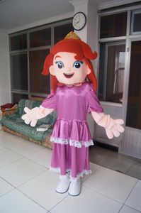 High quality Princess Mascot Costume Halloween Christmas Cartoon Character Outfits Suit Advertising Leaflets Clothings Carnival Unisex Adults Outfit