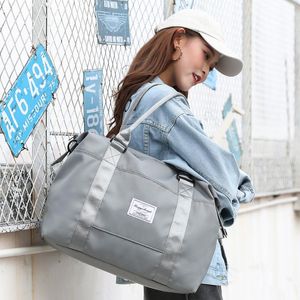 Storage Bags Women's Travel Waterproof Sports Shoulder Bag Weekend Yoga Gym Large Capacity Luggage Handbags Messenger