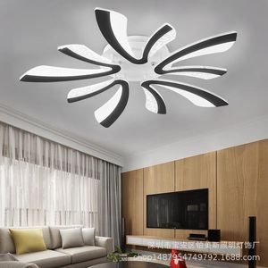 Luci moderne della decorazione della casa di rettangolo del quadrato della luce del fiore di loto del soffitto di cristallo di lusso del LED