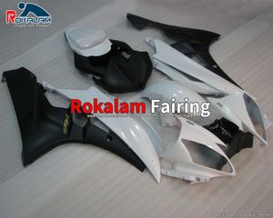 Yamaha YZF-R6 YZF R6 2006 2007 YZF 600 YZF600 06 07 Beyaz Siyah Vücut Kapakları (Enjeksiyon Kalıp)