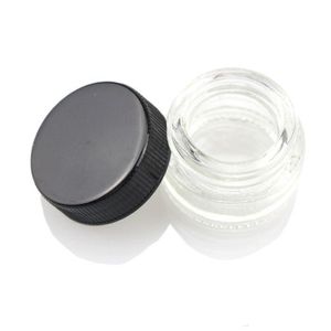 Food Grade 5ml Non-Stick Glass Container Bottle Wax Dab Oil Jar 5ml Dabber Dry Herb Concentrate Container E cigs Cigarette Thick oil