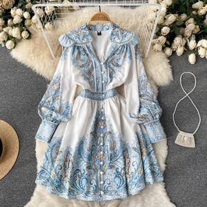 Style Dresses Women Fashion Spring Autumn Court Chic v-tech single single a-line fress fress relegant vestidos 2022