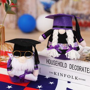 Party Supplies Graduation season faceless elderly decoration gifts wearing glasses bachelor cloth dolls dwarf children's toys