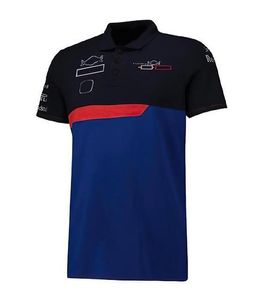 Униформа гоночной команды F1, сезонная рубашка-поло с короткими рукавами, быстросохнущая куртка для фанатов автомобиля, комбинезон для энтузиастов автомобильной культуры, логотип может быть c213Q