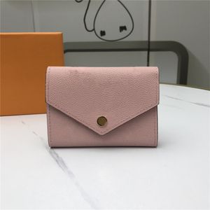 Luxury Designer Wallet Square Lattice Men Fashion Clutch Bag Ladies Coin Purse Gift with Box