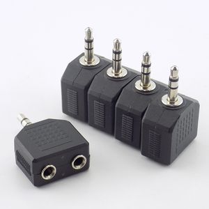 Wholesale hdmi male females for sale - Group buy Earphone Audio mm Connectors Jack Male to Dual Female Double AUX Cable Adapter Plug For computer phone MP3