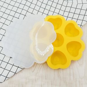 Ice Cube Trays Bar Silicone Food Supplement Box with Lid Reusable Heart Shaped Ices Tube Maker for Whiskey Drinks and Cocktails CCd8510