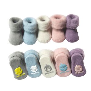 Winter Thick Terry Baby Socks Warm Newborn Cotton Boys Girls Cute Toddler Socks Baby Accessories_xm