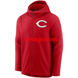 2021 Cincinnati Collection Pregame Com capuz Full-Zip S-3XL