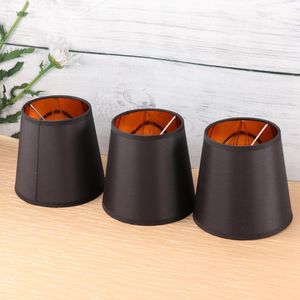 Lamp Covers & Shades 3pcs Cloth Bubble Type Shade Simple Lampshade Ceiling Cover Light Accessory For Home (Black)