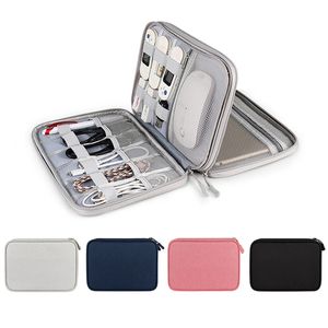 Organizer per elettronica portatile Cavo da viaggio a 2 strati Custodia per gadget digitale Custodia per disco rigido Power Bank 1XBJK2106