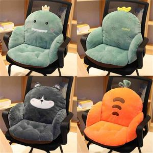 35 * 35 * 55cm Sommar napkudde Cervical Noon Office School Chair Cushion Carrot Strawberry Slow Gift for Friends 210728