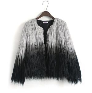 Wholesale models fur for sale - Group buy Women s Fur Faux European And American Models For Autumn Winter Large size Imitation Coats Falling Water Hair Female Short Coat