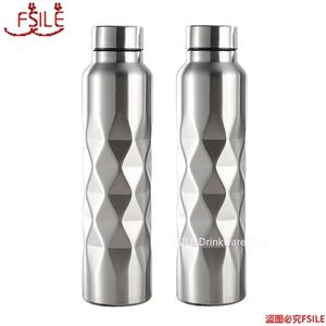 1000ml Single-wall Stainless Steel Water Bottle (NOT Thermos) Gym Sport s Portable BPA Free Cola Beer Drink 211122