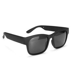 Óculos de sol polarizados 5.0 Bluetooth Ósseo de Bluetooth Fone de ouvido Estéreo de vidro inteligente Música Bluetooth Headphone Sunglasses Altifalante