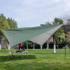3color 210T Polyester Cloth Shade Canopy Picnic Mat Tent Sturdy Multifunction Outdoors Travel Awning Durable Portable Tents And Shelters