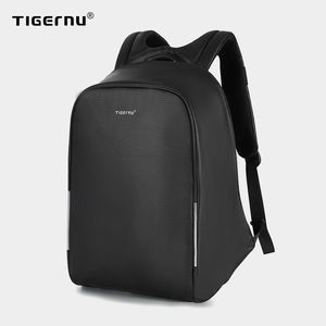 Ryggsäck Män Vattentät Tigernu 2021 TPU Material RFID Anti Theft Hidden Zippers 15.6 tum Laptop Fashion Väskor Male Mochilas