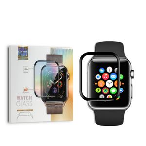 Saat Camı Ekran Koruyucusu toptan satış-3D Kavisli Kenar Tam Tutkal Iwatch Cam Ekran Koruyucu Apple İzle