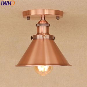 Ceiling Lights IWHD Iron Luminairias Para Teto LED Kitchen Bedroom Lamps For Living Room Lamparas De Techo Vintage Lamp