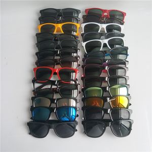 Óculos de sol de grife de marca para homens e mulheres óculos de sol quadrados com revestimento reflexivo 26 cores