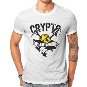 Fashionable Style Men's T-Shirts Crypto Miner Tools Anime Graphic Tees Shirt Funny Classic Creative Trendy Personality Tops