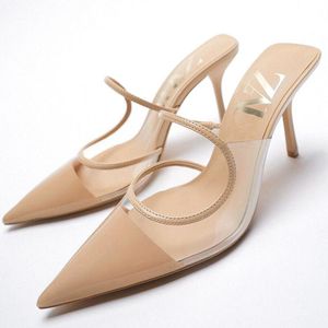 Summer Elegant PU Leather Women Catwalk Kitten Heels Shoes Pumps Sandals Beige Dress Single Shoe For Girls