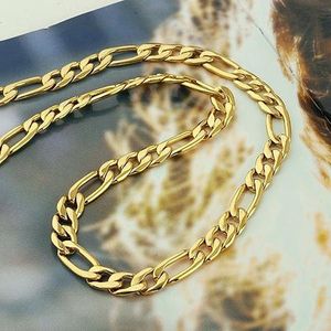 Золотая цепочка ожерелья Real 18 K Желтый G / F Твердые Мужские Международные Мужчины Ссылка Дизайн 24 '