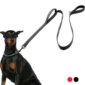 Colares Coleiras de Cão Mysudui Reflexivo Nylon Dupla Handle Dual Leash Pet Control Trem Relaxamento Rápido Acolchoado 2 Pitbull Dropship