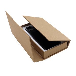 Benutzerdefinierte Designbox Neue Stil Weiße Handy Packung Papier Verpackung für Moto G50 Slim Case Lederabdeckung AS310