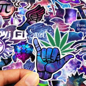 35Pcs-Pack Fashion Galaxy Trendy Style Vinyl Sticker Waterproof Stickers for Water Bottle Laptop Car Planner Scrapbooking Phone Mac Wardrobe Wall Door Tablet Decal