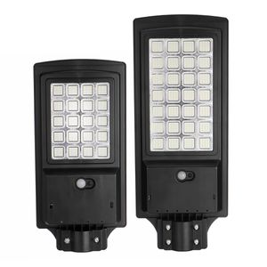 Lámpara De Pared Con Sensor De Movimiento PIR De Luz De Calle LED Con Energía Solar De 80W / 150W Jardín - 80W