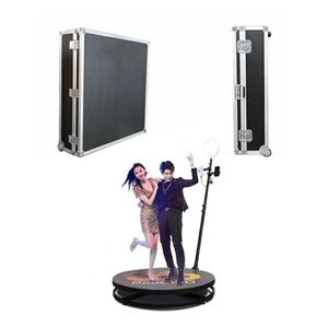 Decorazione per feste 360 Pobooth Machine Flight Case Roadcase 360pro Slow Motion Rotante Portatile Selfie Platform Spin Degree Po Booth Stand