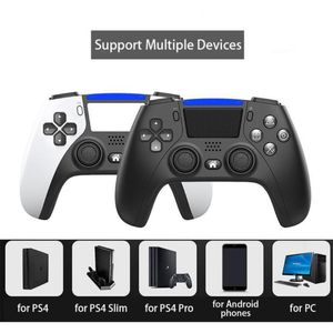 Oyun Kontrolörleri Joystick Gamepad PS5 Denetleyicisi Için Bluetooth uyumlu Kablosuz Çift Titreşim Konsol Pad PC