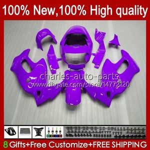 Body For HONDA VTR1000F SuperHawk VTR 1000 VTR-1000F 1997 1998 1999 2000 2001 2002 2003 2004 2005 ALL purple 51No.123 VTR1000 F 1000F 97 98 99 00 01 02 03 05 OEM Fairing