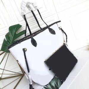 Классический высококачественный роскошный дизайнерская сумка моды Lady Neve Fulls сумка мода мода леопардовый печать сумки сумки бесплатный корабль