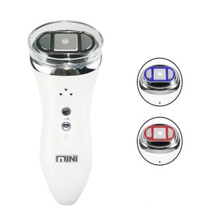 Mini Hifu RF LED máquina de alta intensidade focada ultra-som facial massagem instrumento de pele de pele de pele levantando rugas removedor ultra-sônico terapei spa