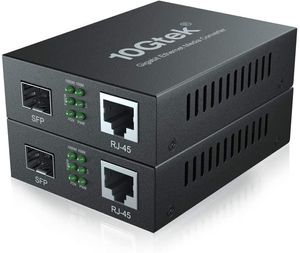 Gigabit Ethernet Media Converter RJ45 To SFP SFP Interface Pack Of Fiber Optic Equipment