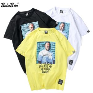 BOLUBAO Mode Marke Männer T-shirts Hip Hop Druck männer T-Shirt Sommer Casual Straße Kleidung Männer T-shirt Top 210518