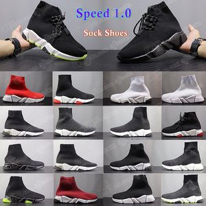 Sock Sports Speed ​​Runner Trainers 1.0 Lace-Up Trainer Shoes Casual Women Runners Sneakers Fashion Socks Boots Platform Stretch Knit Sneaker Shoe Q7RU#