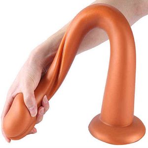 NXY Anal Toys Super Long Snake Dildo Sex Toys для женщин Мужчины Anus Butt Plug Vanginal Расладочный массаж простата 1208