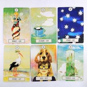 Dreaming Way Lenormand oracles Deck Guidebook Card Table Game Magical Fate Divination Board Magick of You Pixie Angel saleBQ43