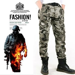 Fashion Pocket Men's Camouflage Pants Casual Thickening Trouser Combat Military Style Jogger Tactical Male Camo Army Cargo Pant 210518