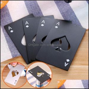 Öppnare Kök, Matsal Hem GardenBeer Bottle Poker Spelkort Ace Of Spades Bar Verktyg Soda Cap Opener Presentkök Gadgets Verktyg A11434