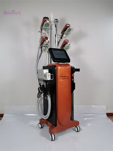 Yeni Varış Kriyoterapi Fizyoterapi Cyro Zayıflama Makinesi Kriyo Yağ Freeze 360 ​​Derece -10 ila 45 Santigrat 5Hurdles Serin Soğuk Sıcak Yağ Donma