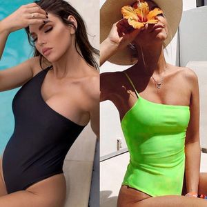 Women's Jumpsuits & Rompers 2021 Sexy Jumpsuit Without Pants Tube Single Shoulder Strap Beach Style Wear Inside And Out